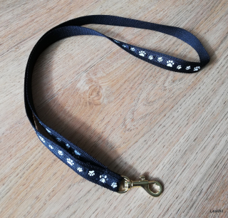 Klíčenka na krk 1,5 cm černá