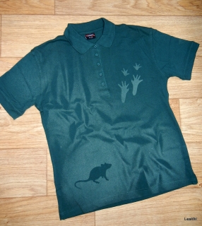 Tričko s krát.rukávem POLO vel. XL - myš/potkánek