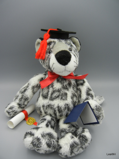 Promoční/maturitní levhart s cerv