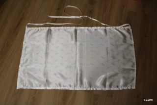 Bryndák pro novomanžele bílý - čárky