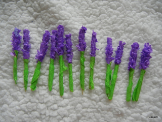 Kytička krepák levandule jednotlivá