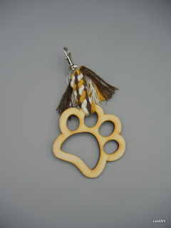 Klíčenka tlapka dřevo bavlna čsp hžb II