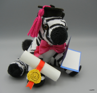Promoční/maturitní zebra fuchsie