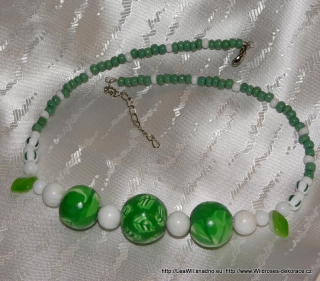 Listový náhrdelník