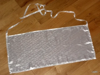 Bryndák pro novomanžele bílý - vlnky