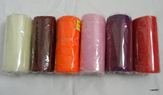 Organza v roli úzká růžová 12cm